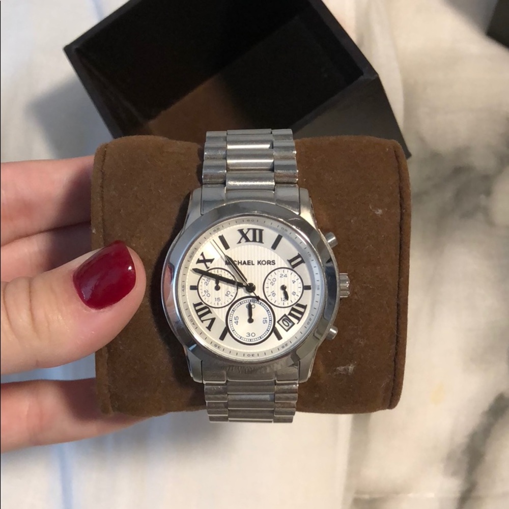Michael Kors silver watch